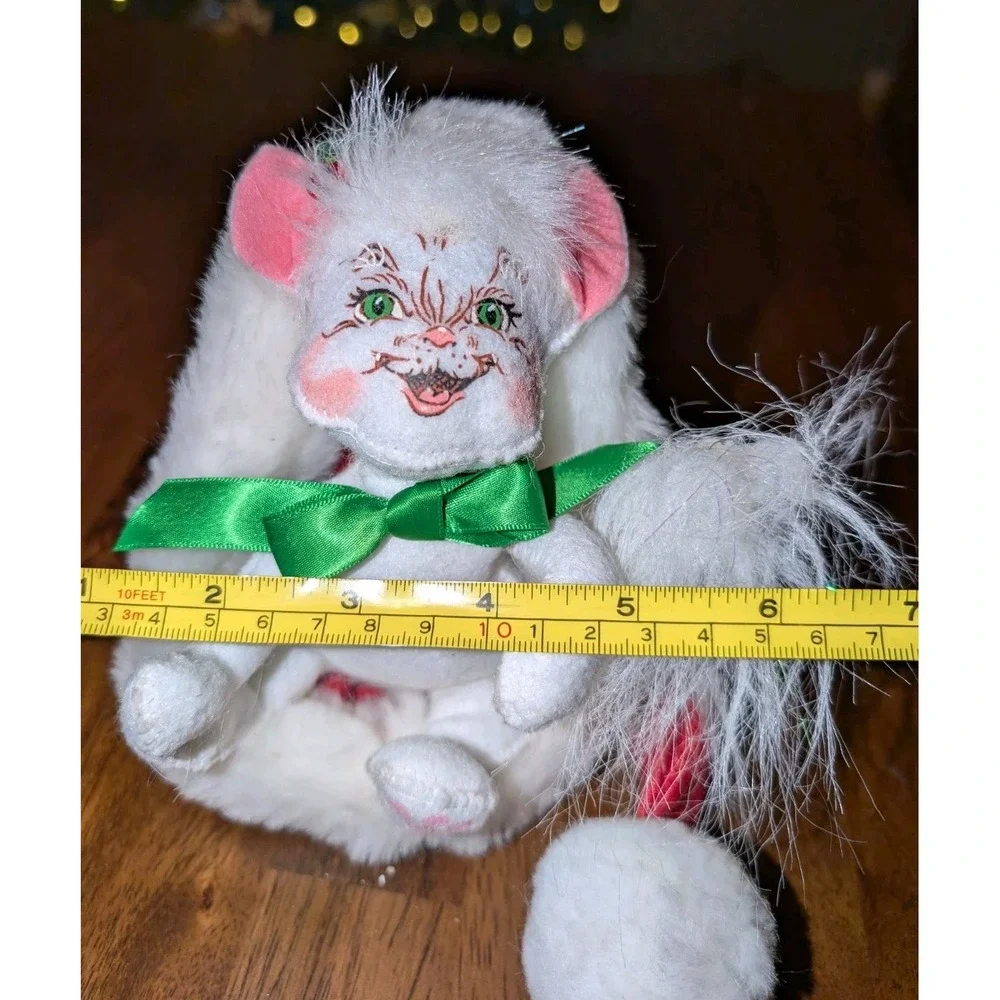 Annalee Mobilitee Kitty Cat Santa Hat Christmas Doll Catnip Craze Collection